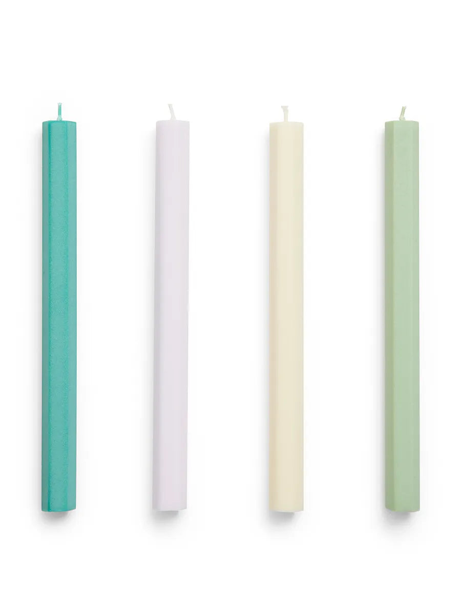 Hexagon Candle 4 Stk., fresh von HAY - 1 - Jacobsen Plus