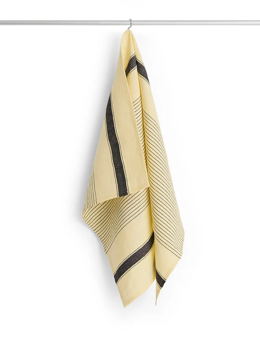 Linear Tea Towel fra Hay - Soft yellow - Jacobsen Plus