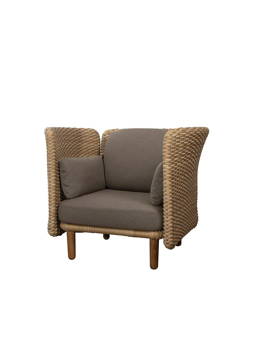 Arch Lounge-Sessel, niedriger Arm/Rücken von Cane-line - 1 - Jacobsen Plus
