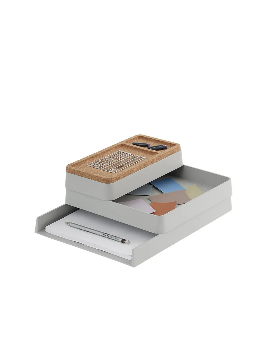 Arrange Desktop, grau von Muuto - 4 - Jacobsen Plus
