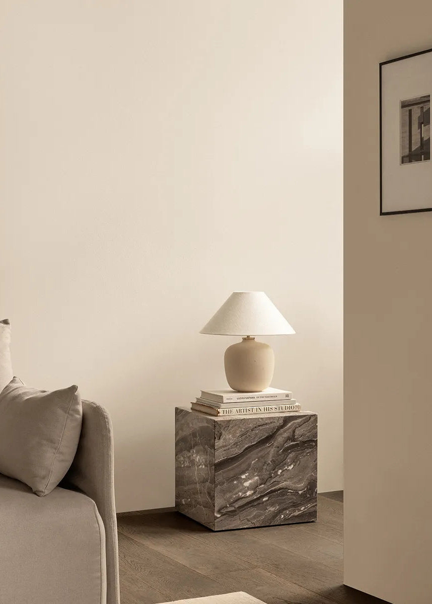 Plinth Cubic, Grey Galaxy Marble von Audo Copenhagen - 2 - Jacobsen Plus