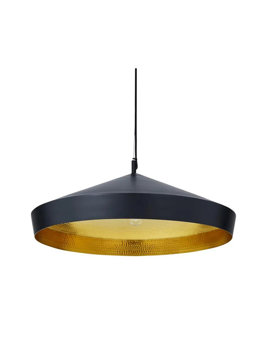 Beat Pendelleuchte Schwarz von Tom Dixon - Flach - Jacobsen Plus