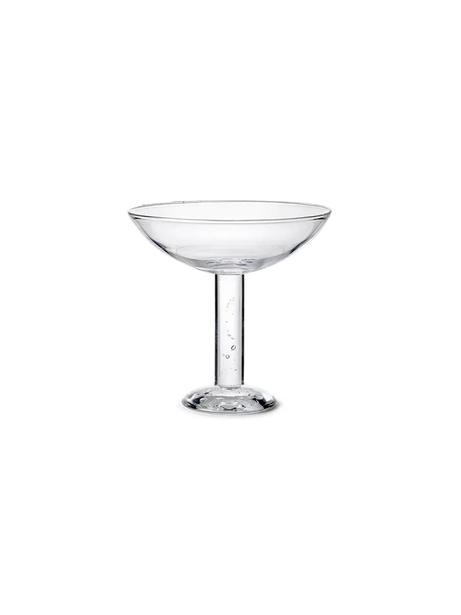 Bubble Glas Champagne Coupe, plain top von Louise Roe - 1 - Jacobsen Plus