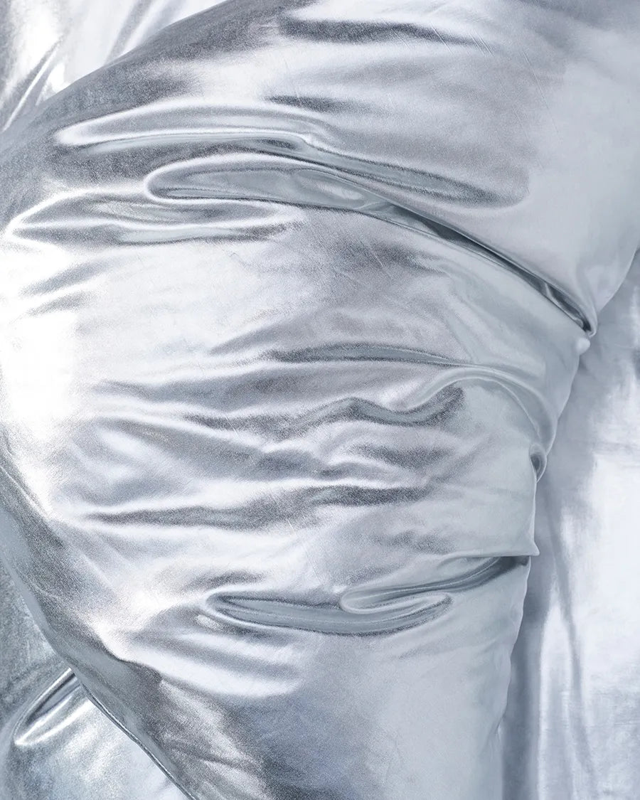 Nude Metallic Jersey Duvet Cover Single von Magniberg - 3 - Jacobsen Plus