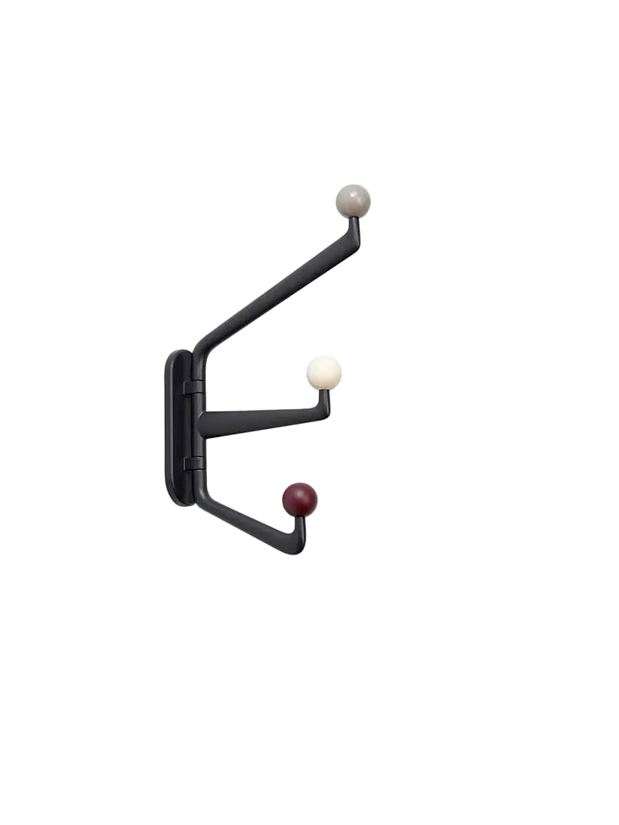 Capture SC75 Garderobenhaken von &Tradition - Graphit – Farbknopf - Jacobsen Plus