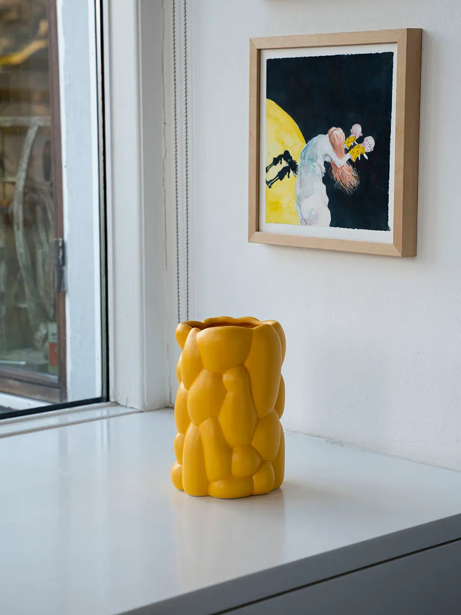 Cloud Vase, freesia gelb von raawii - 8 - Jacobsen Plus