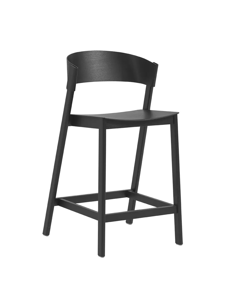 Cover Counter Stool, schwarz von Muuto - 1 - Jacobsen Plus