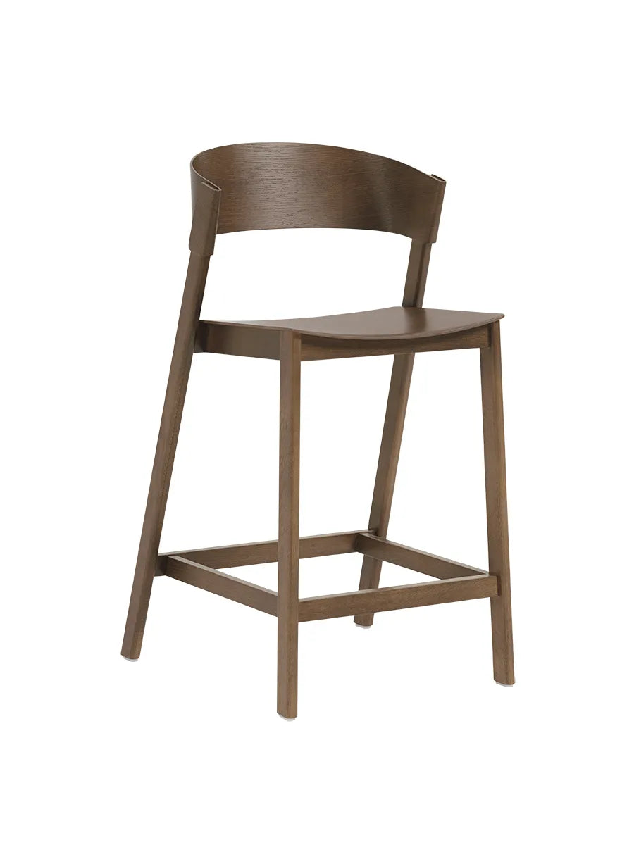 Cover Counter Stool, dunkelbraun gebeizt von Muuto - 1 - Jacobsen Plus