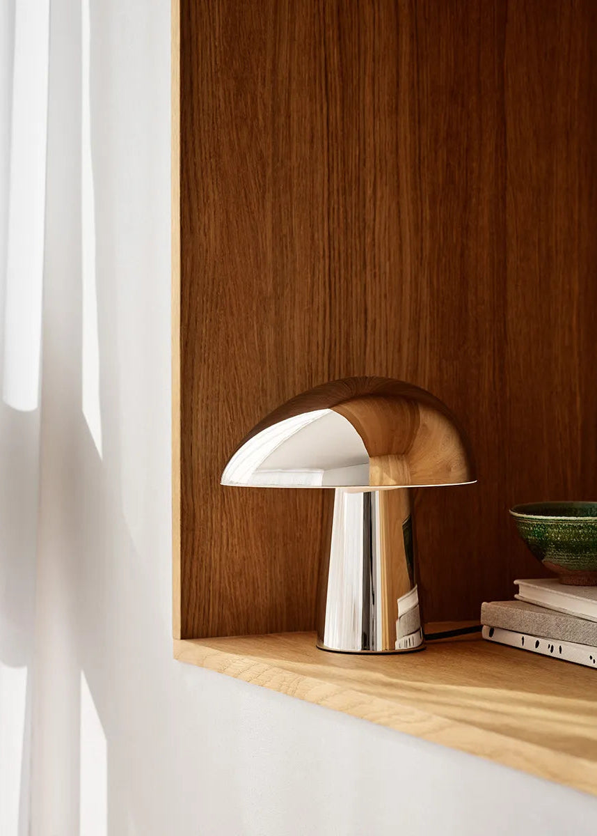 Night Owl Steel Tischleuchte, polished steel von Fritz Hansen - 2 - Jacobsen Plus