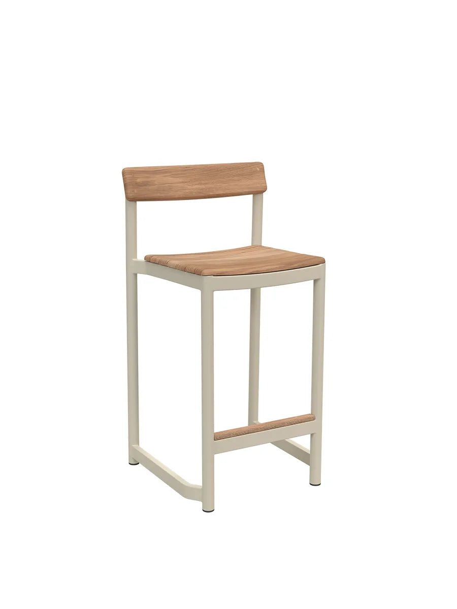 Skagerak Pelagus Barhocker, H 67 cm von Fritz Hansen - Licht Elfenbein - Jacobsen Plus