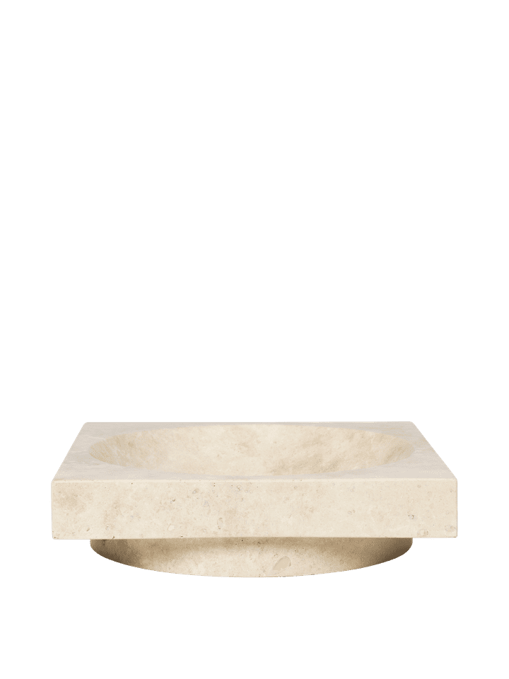Hew low centrepiece, Travertin von Ferm Living - 1 - Jacobsen Plus
