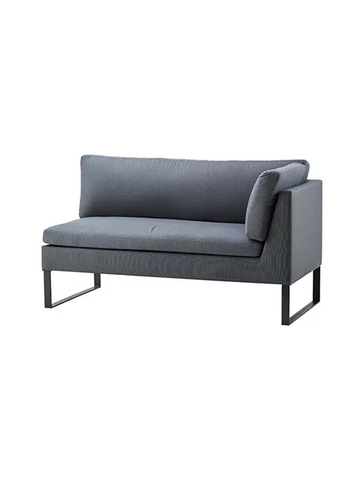 Flex 2 Pers. Modulsofa inkl. Sunbrella Kissen, links von Cane-line - 1 - Jacobsen Plus