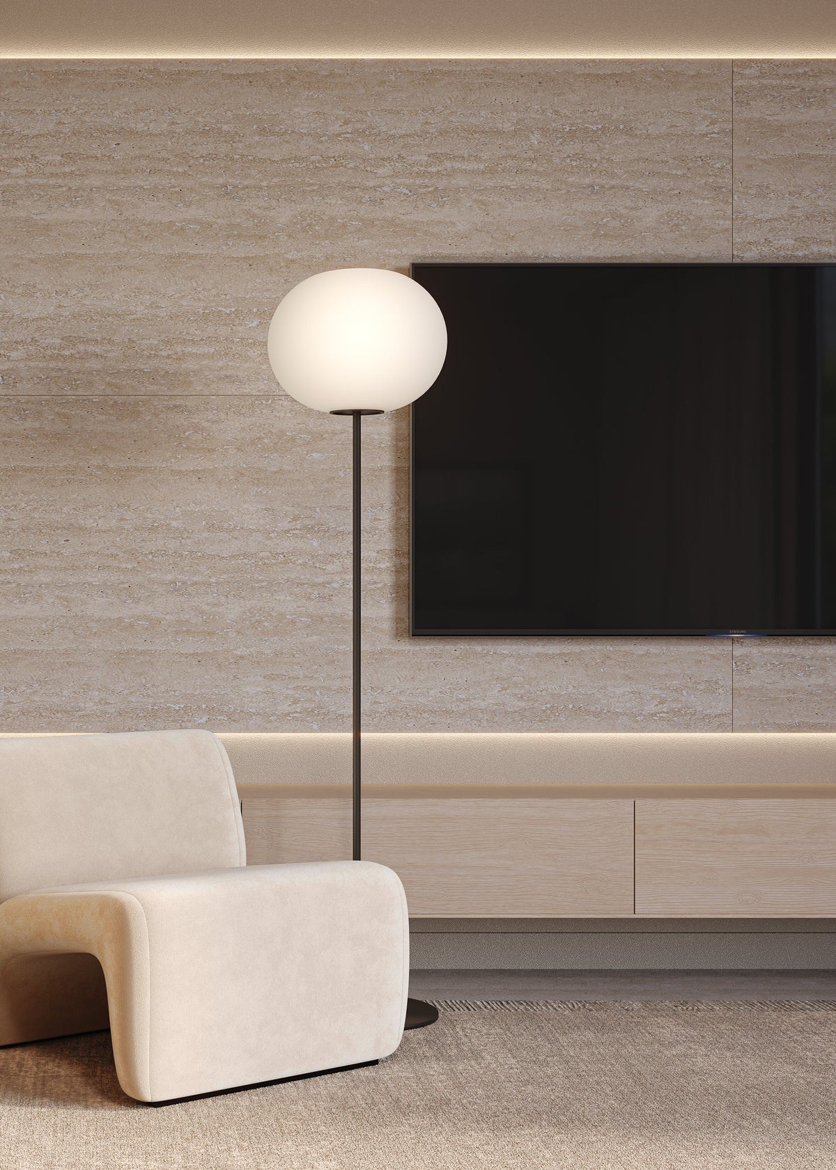 Glo-Ball F, Black Stehleuchte von Flos - 1 - Jacobsen Plus