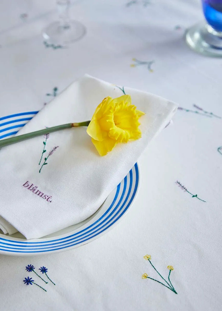 Flower Stofservietter, 2-pak fra Blåmst - 2 - Jacobsen Plus