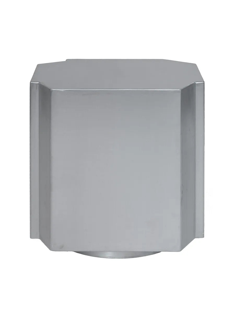 Funki Stool 01 von Louise Roe - Gebürstetes Aluminium - Jacobsen Plus