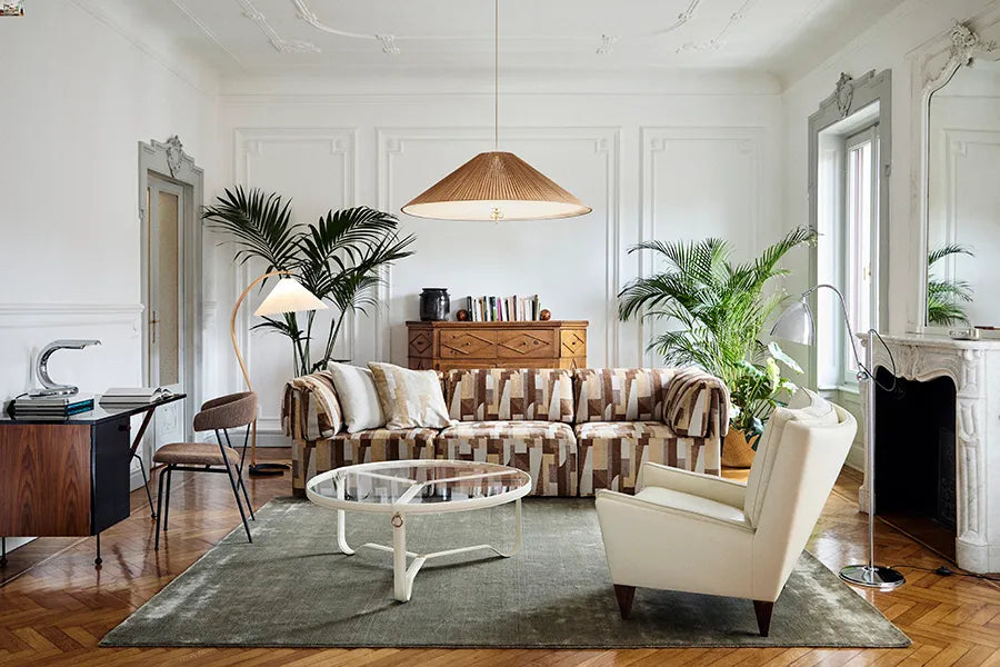 Adnet Coffee Table Ø100 cm, cream von GUBI - 2 - Jacobsen Plus