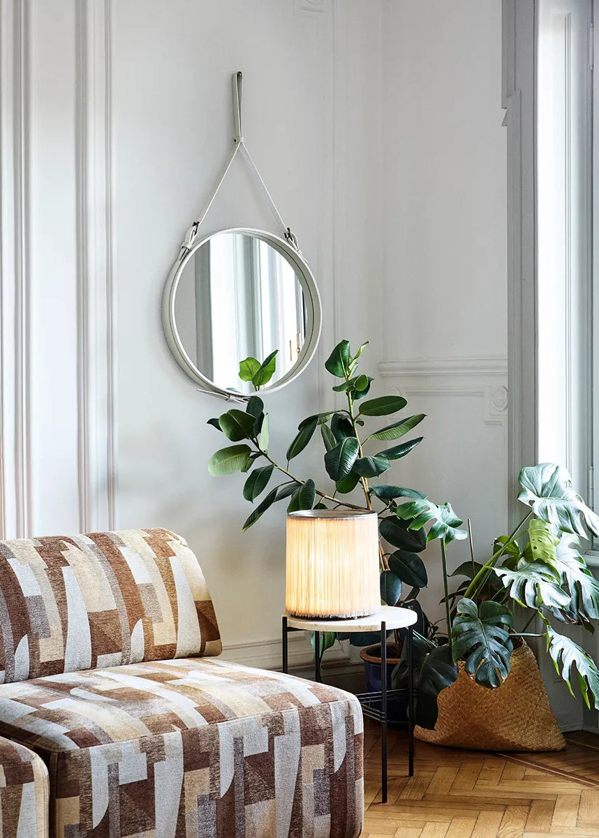 Adnet Wall Mirror Ø58 cm, cream von GUBI - 2 - Jacobsen Plus