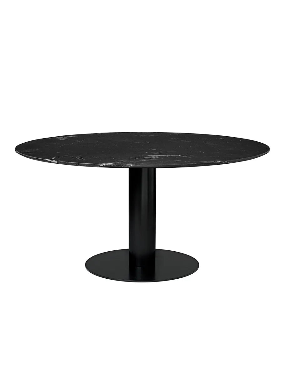 2.0 Dining Table Ø150 cm, schwarz Marmor von GUBI - 1 - Jacobsen Plus