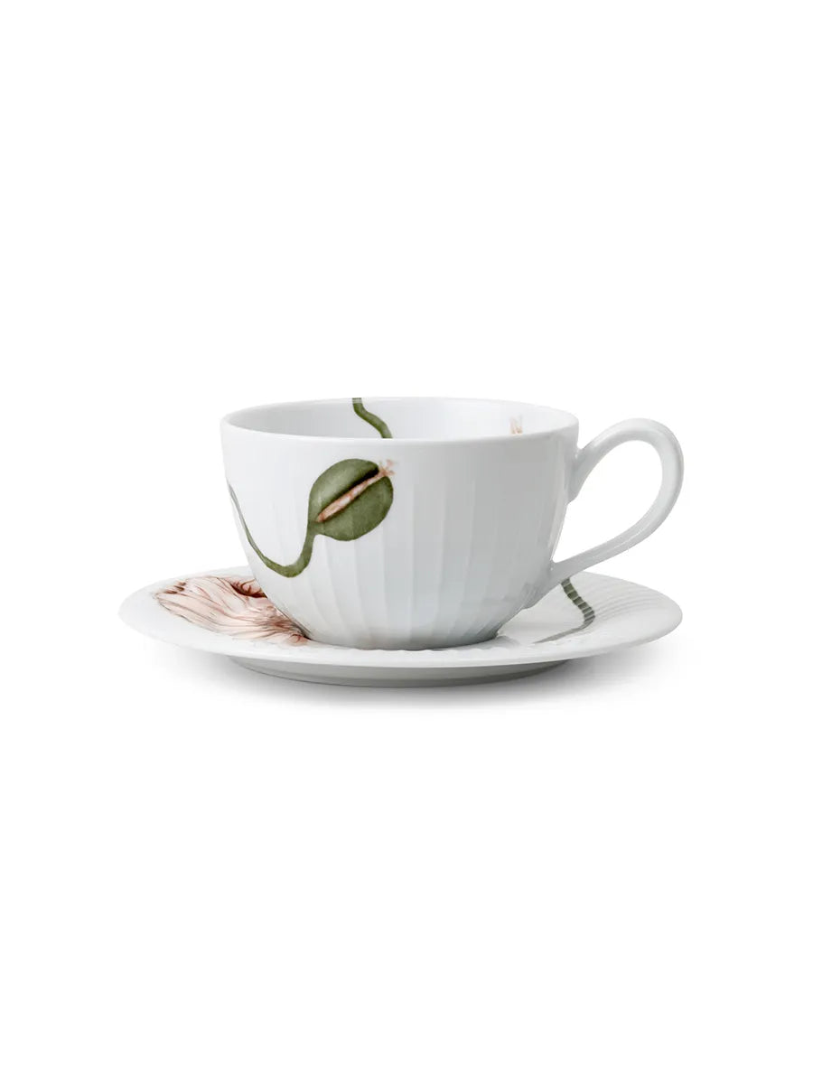 Hammershøi Poppy Teetasse m. Untertasse von Kähler - 1 - Jacobsen Plus