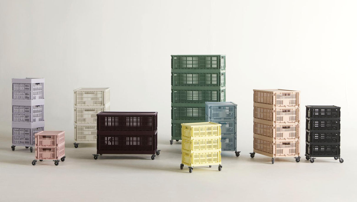 Colour Crate Räder, large 4 Stk. von HAY - 4 - Jacobsen Plus