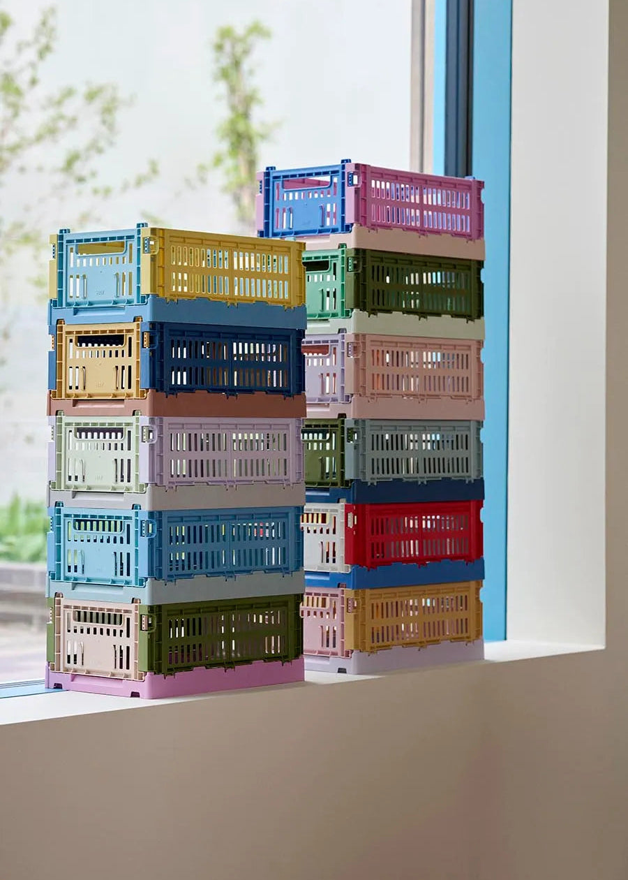 Colour Crate S, Mix Dusty Blue von HAY - 2 - Jacobsen Plus