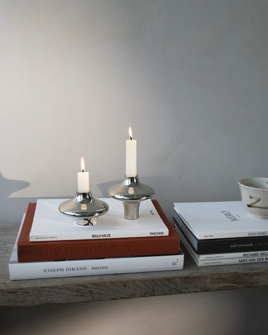 Doublet Candleholder Large, silver von Hein Studio - 3 - Jacobsen Plus