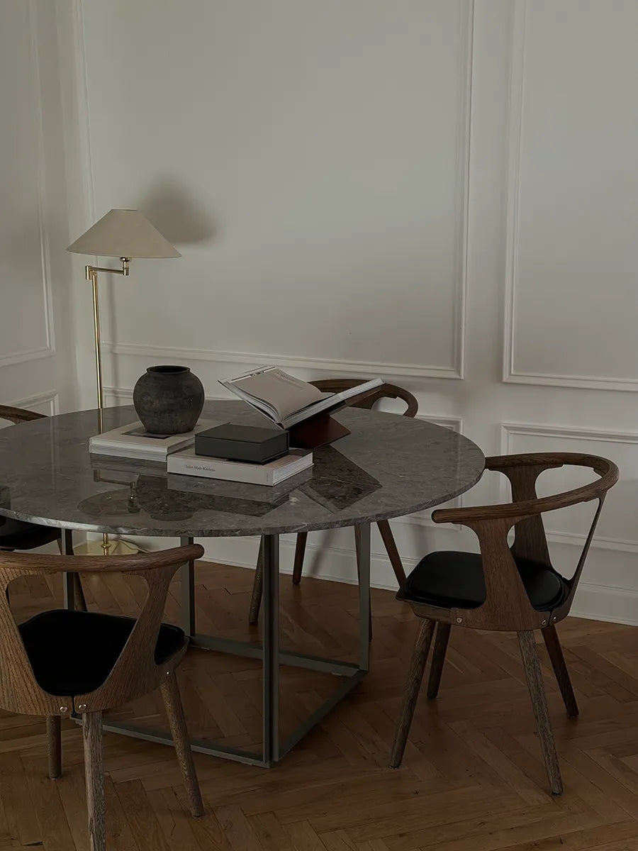 Florence Esstisch Ø145, gris du marais/Beige grey von New Works - 4 - Jacobsen Plus