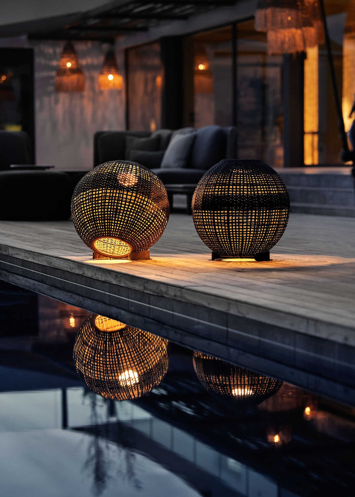 Illusion Lampe, rund von Cane-line - 2 - Jacobsen Plus