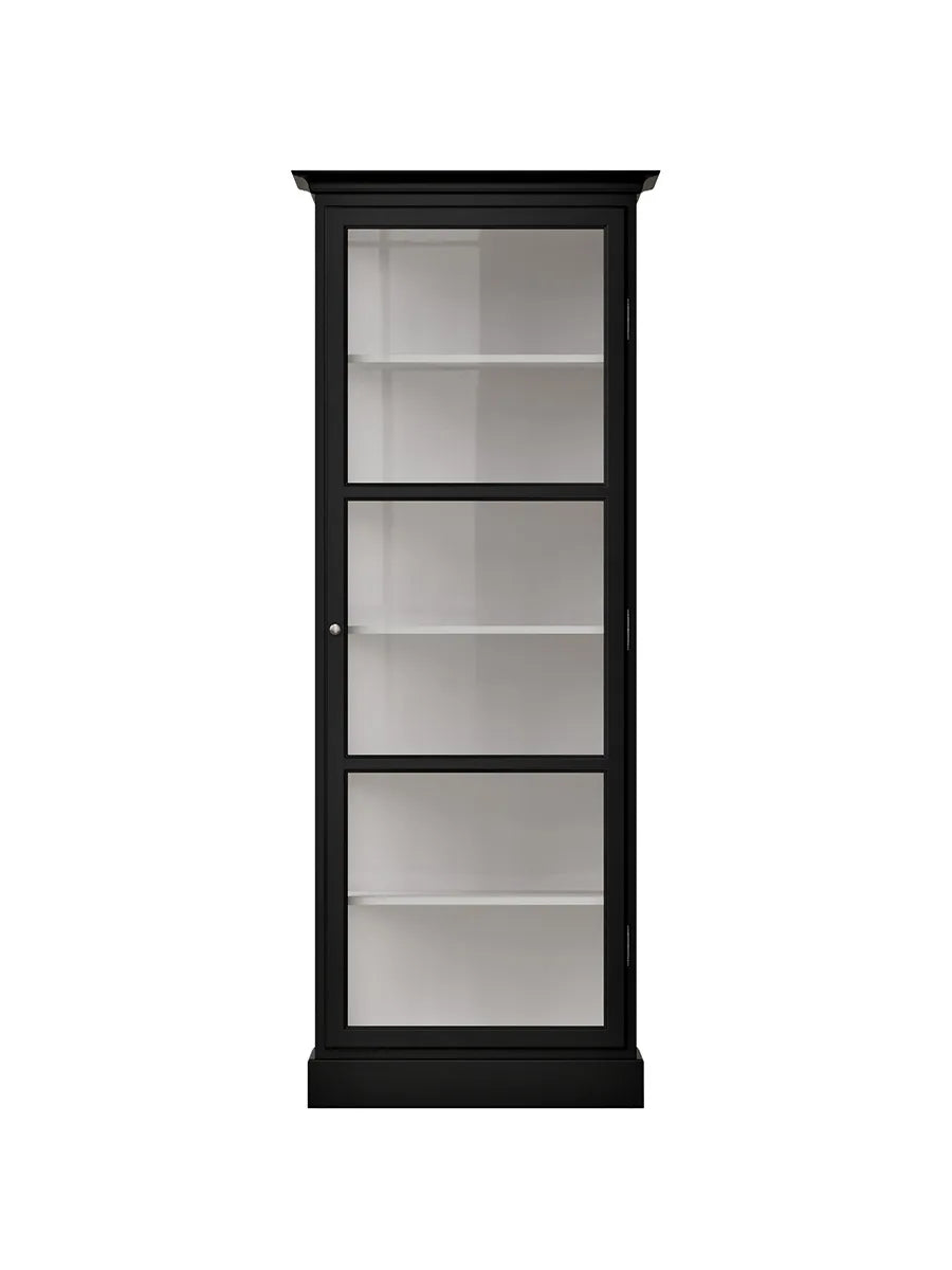 Vitrinenschrank Classic V1, Schwarz von Lindebjerg Design - 1 - Jacobsen Plus