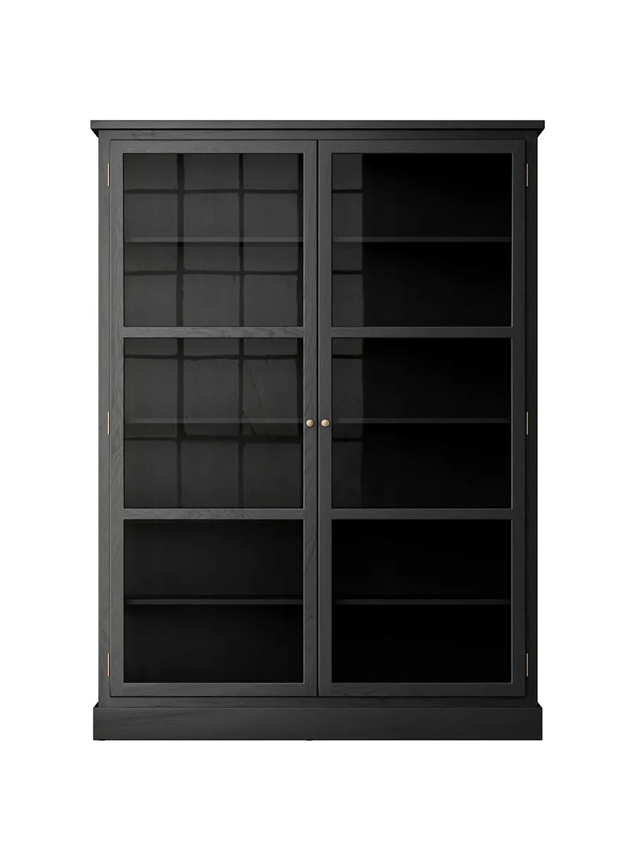 Vitrineskab N2, dark oak fra Lindebjerg Design - 1 - Jacobsen Plus