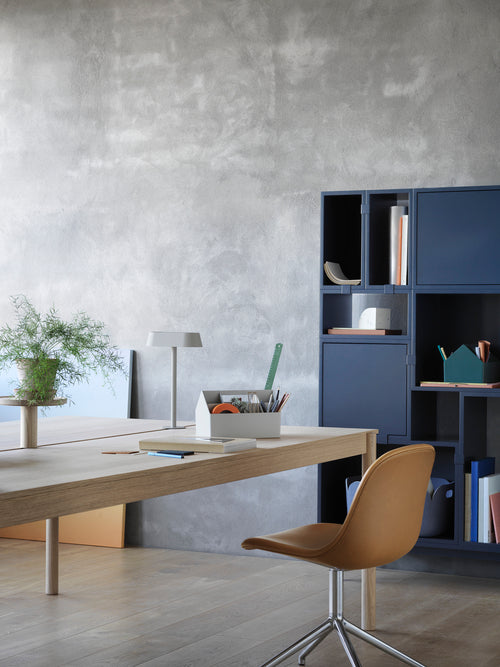 Fiber Side Chair, Leder, Swivel Base von Muuto - 2 - Jacobsen Plus