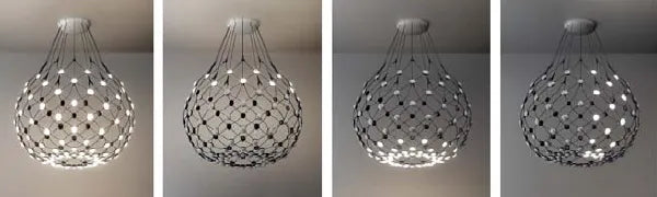 Mesh LED Pendelleuchte Ø100 von Luceplan - 7 - Jacobsen Plus