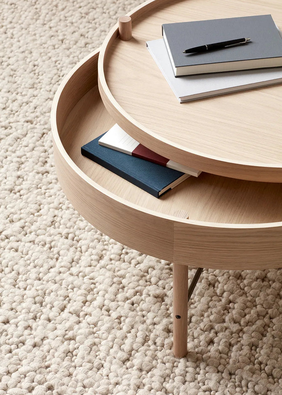 Turning Table, Weißeiche von Audo Copenhagen - 2 - Jacobsen Plus