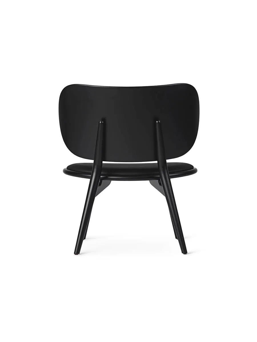 The Lounge Chair, Schwarz Buche mit Schwarz Leder von Mater - 3 - Jacobsen Plus