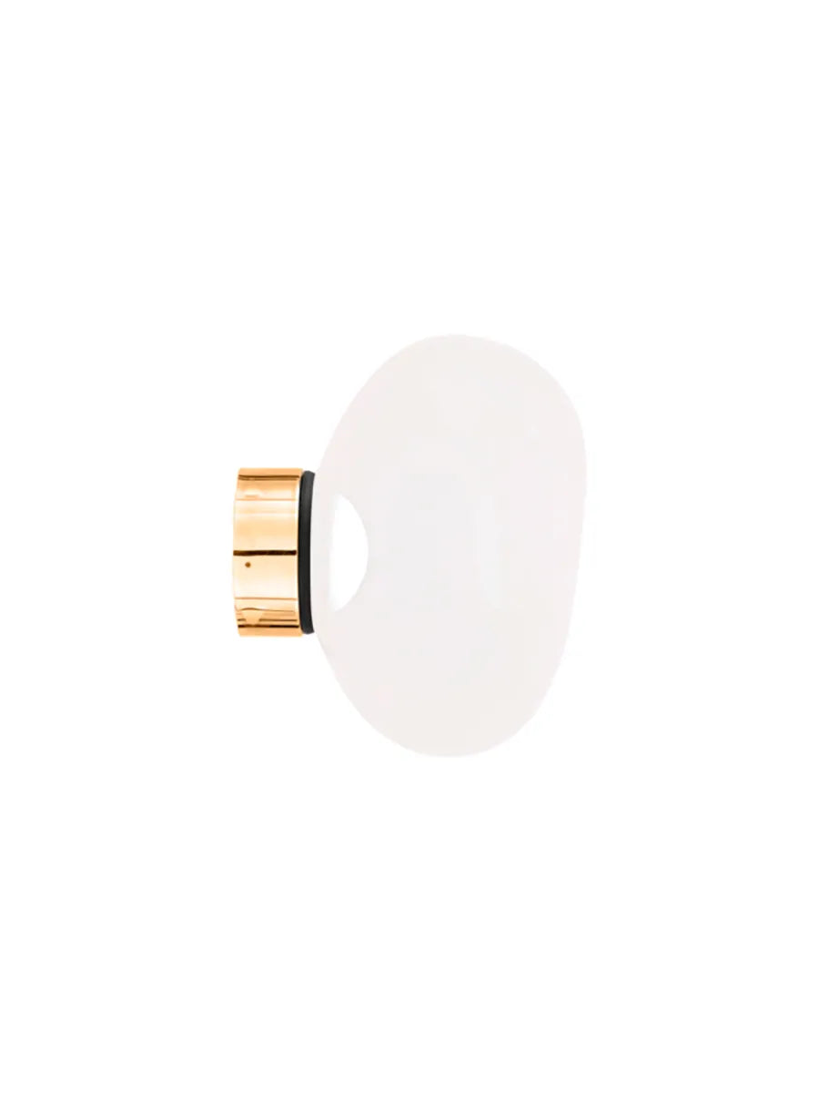Melt Surface Mini Wandleuchte von Tom Dixon - Opal - Gold - Jacobsen Plus