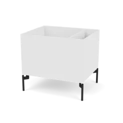 Plantekasse B46,8 cm D38, inkl. ben fra Montana - New white / Black - Jacobsen Plus