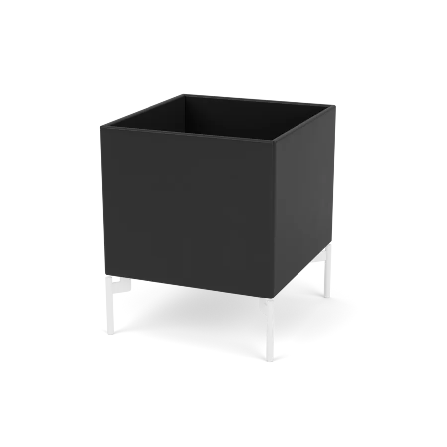 Plantekasse B35,4 cm D38, inkl. ben fra Montana - Black / Snow - Jacobsen Plus