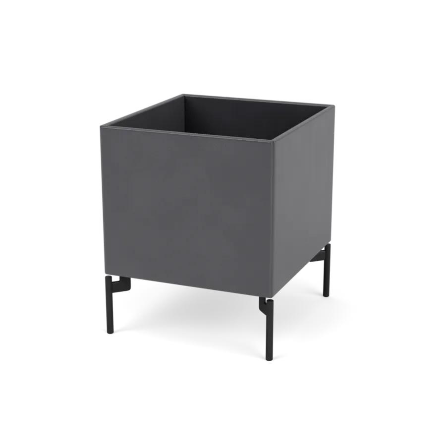 Plantekasse B35,4 cm D38, inkl. ben fra Montana - Coal / Black - Jacobsen Plus