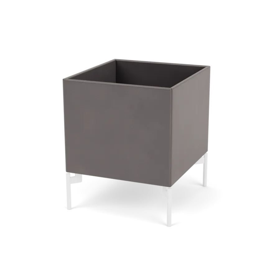 Plantekasse B35,4 cm D38, inkl. ben fra Montana - Coffee / Snow - Jacobsen Plus