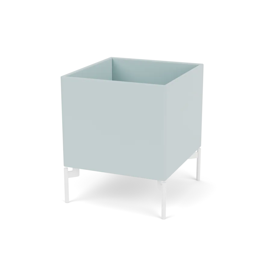Plantekasse B35,4 cm D38, inkl. ben fra Montana - Flint / Snow - Jacobsen Plus