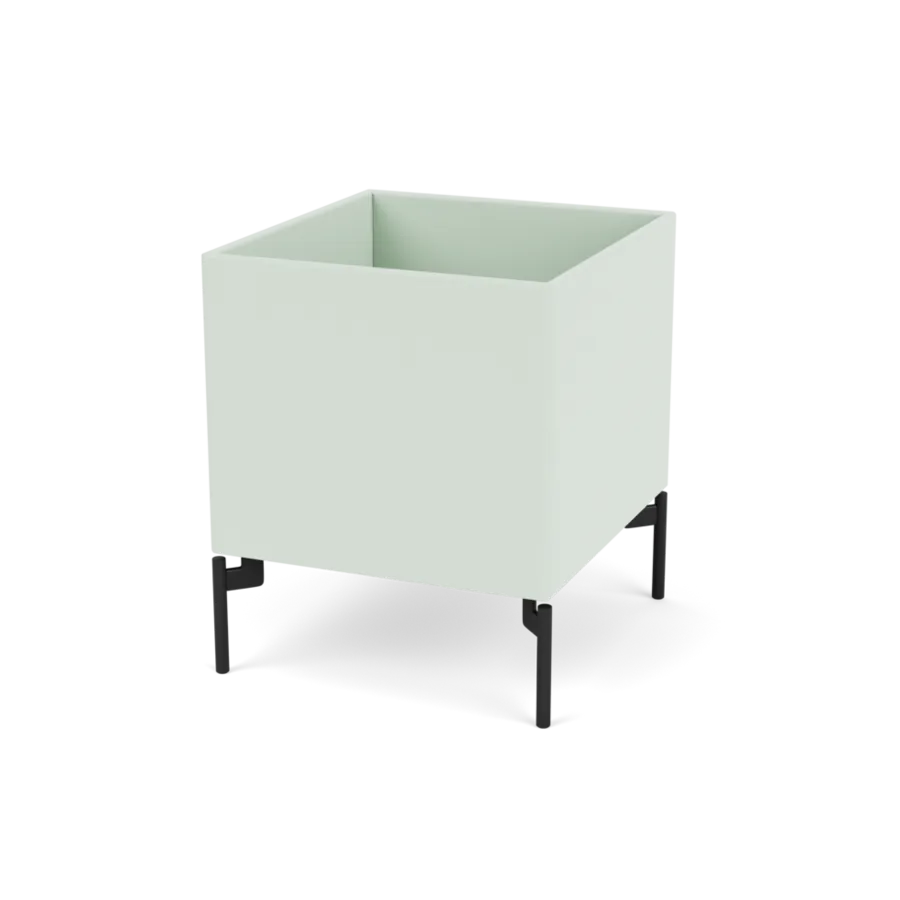 Plantekasse B35,4 cm D38, inkl. ben fra Montana - Mist / Black - Jacobsen Plus