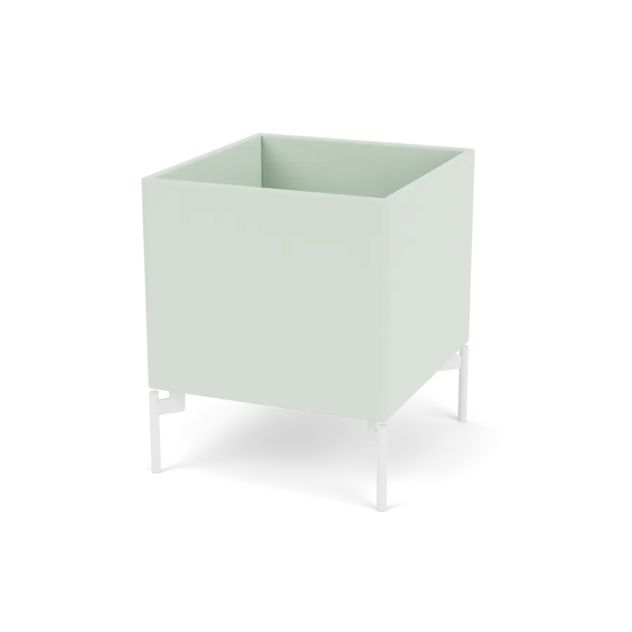 Plantekasse B35,4 cm D38, inkl. ben fra Montana - Mist / Snow - Jacobsen Plus