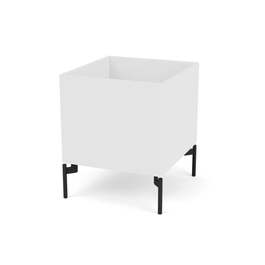 Plantekasse B35,4 cm D38, inkl. ben fra Montana - New white / Black - Jacobsen Plus