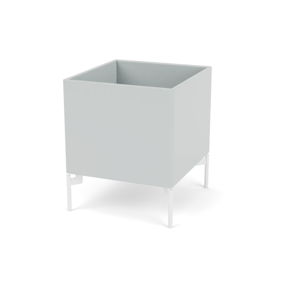 Plantekasse B35,4 cm D38, inkl. ben fra Montana - Oyster / Snow - Jacobsen Plus