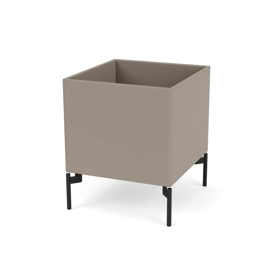 Plantekasse B35,4 cm D38, inkl. ben fra Montana - Truffle / Black - Jacobsen Plus
