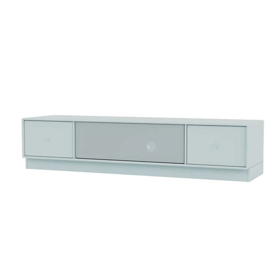 TV & Sound modul Octave II, VI18 medium, inkl. sokkel fra Montana - Flint / Sokkel 7 cm - Jacobsen Plus