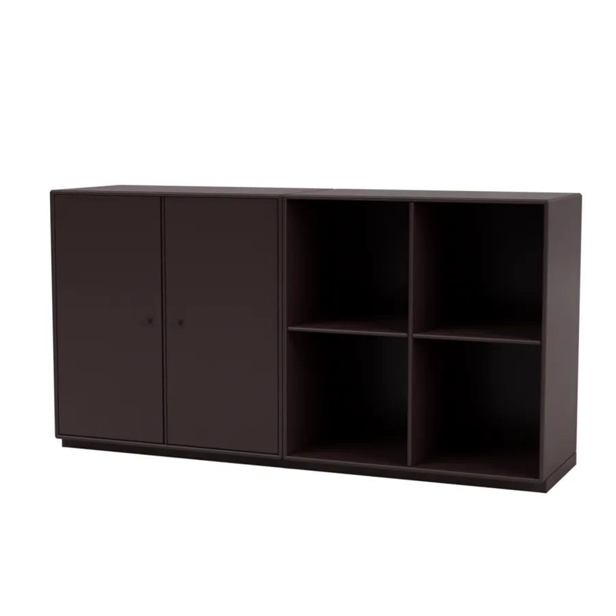 Pair reol, inkl. sokkel fra Montana - Balsamic / Sokkel 3 cm - Jacobsen Plus