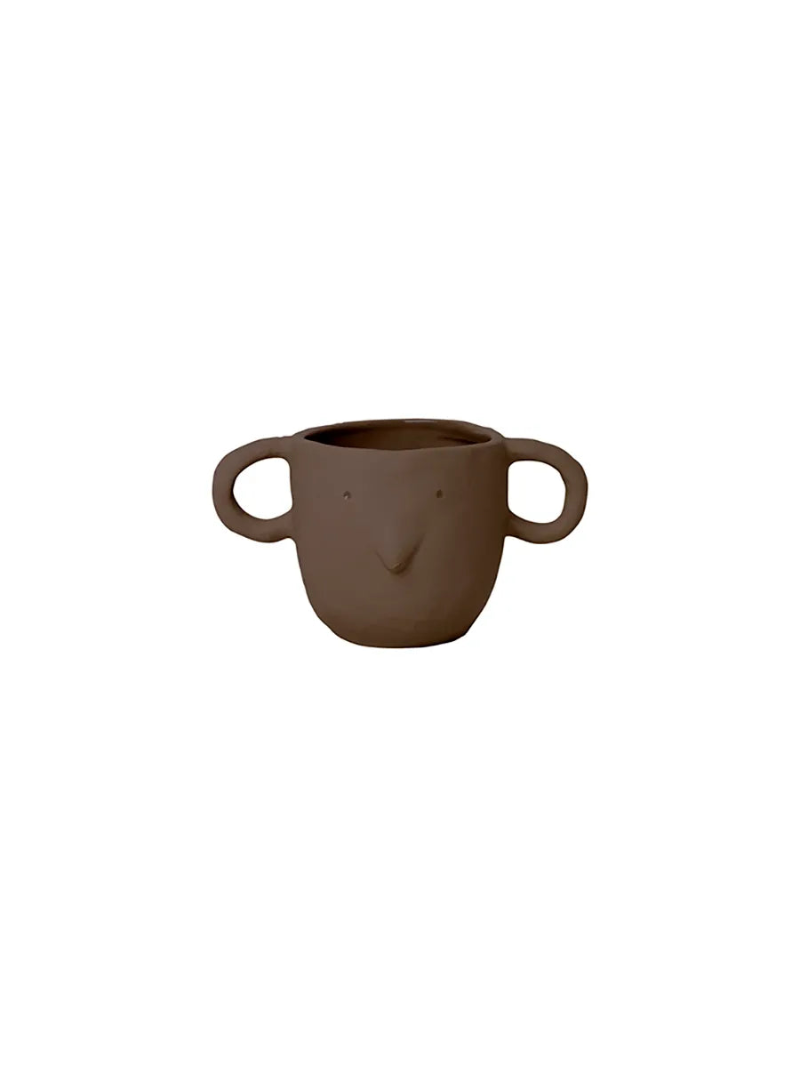 Mus Plant Pot, small fra Ferm Living - Red brown - Jacobsen Plus