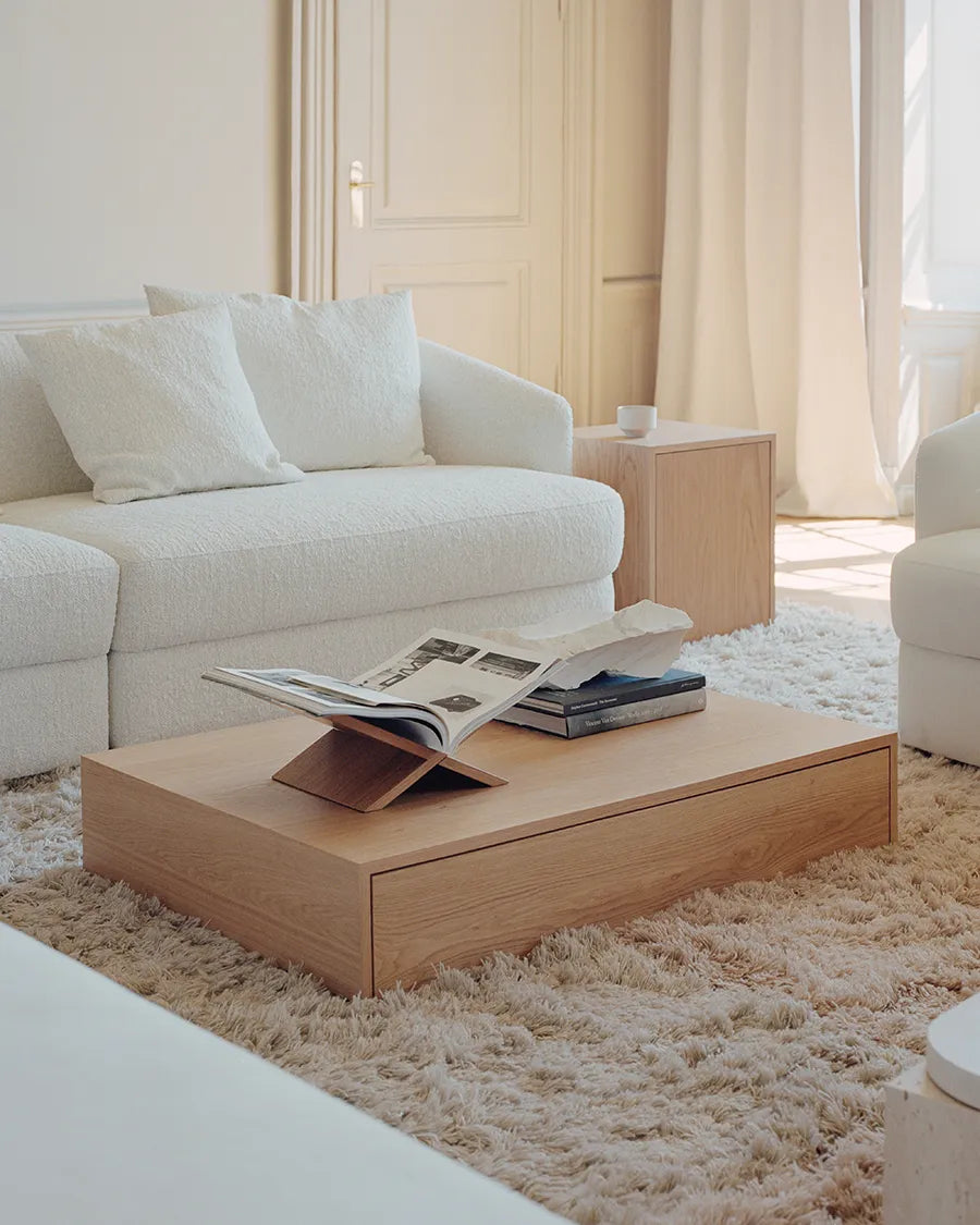 Mass Coffee Table Wide, Eiche von New Works - 3 - Jacobsen Plus