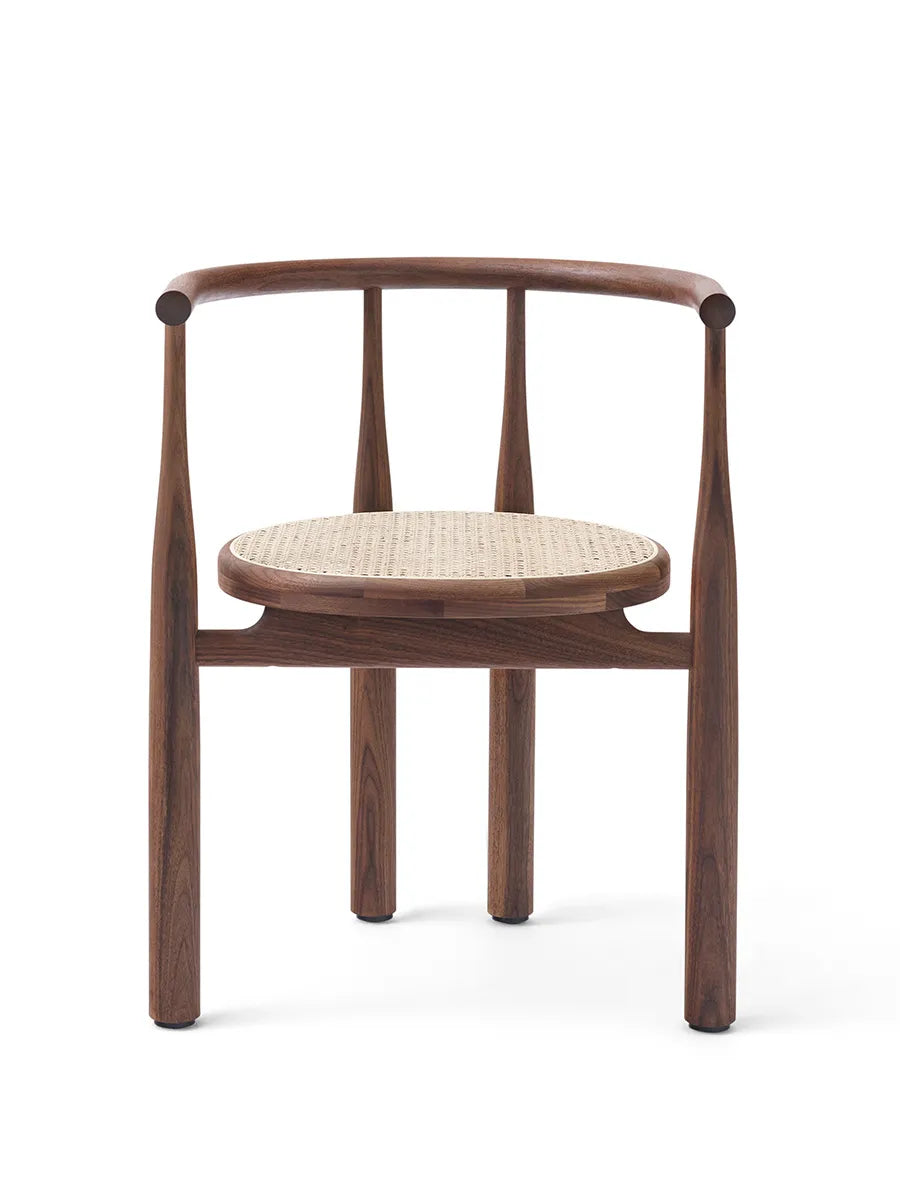 Bukowski Chair m. französischem Geflecht, Walnuss von New Works - 1 - Jacobsen Plus